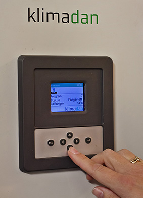 Energibesparende varmepumpe