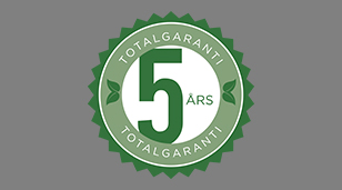 Tryghed ved køb - 5 års totalgaranti